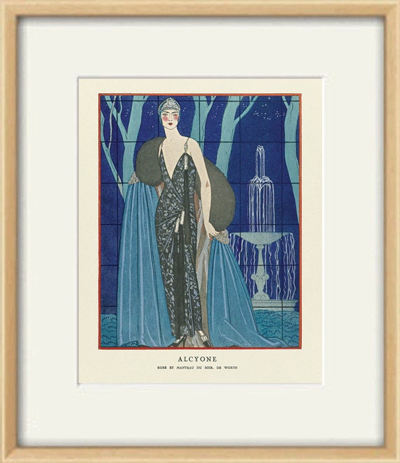 Art Deco Art Print Fashion Art Vintage Fashion Poster French | Etsy