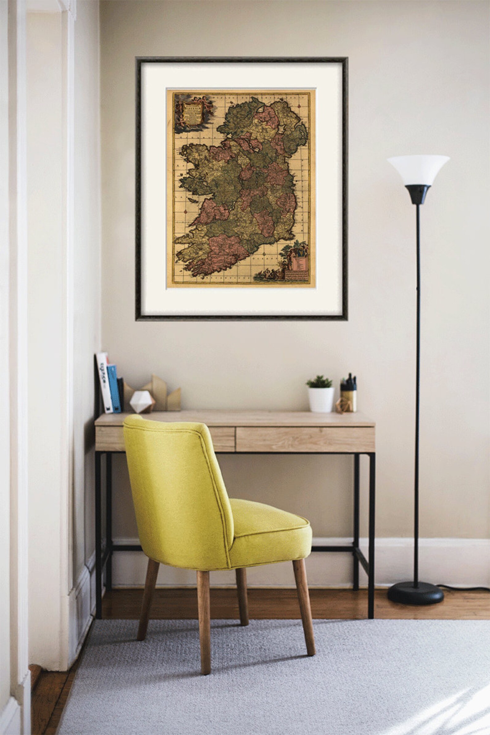 Ireland Map Print Map Vintage Old Maps Antique Map Poster Map - Etsy