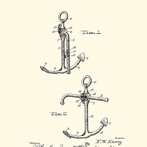 Sailing Art Patent Print Sea Art Print Patent Poster Ocean Art Print ...