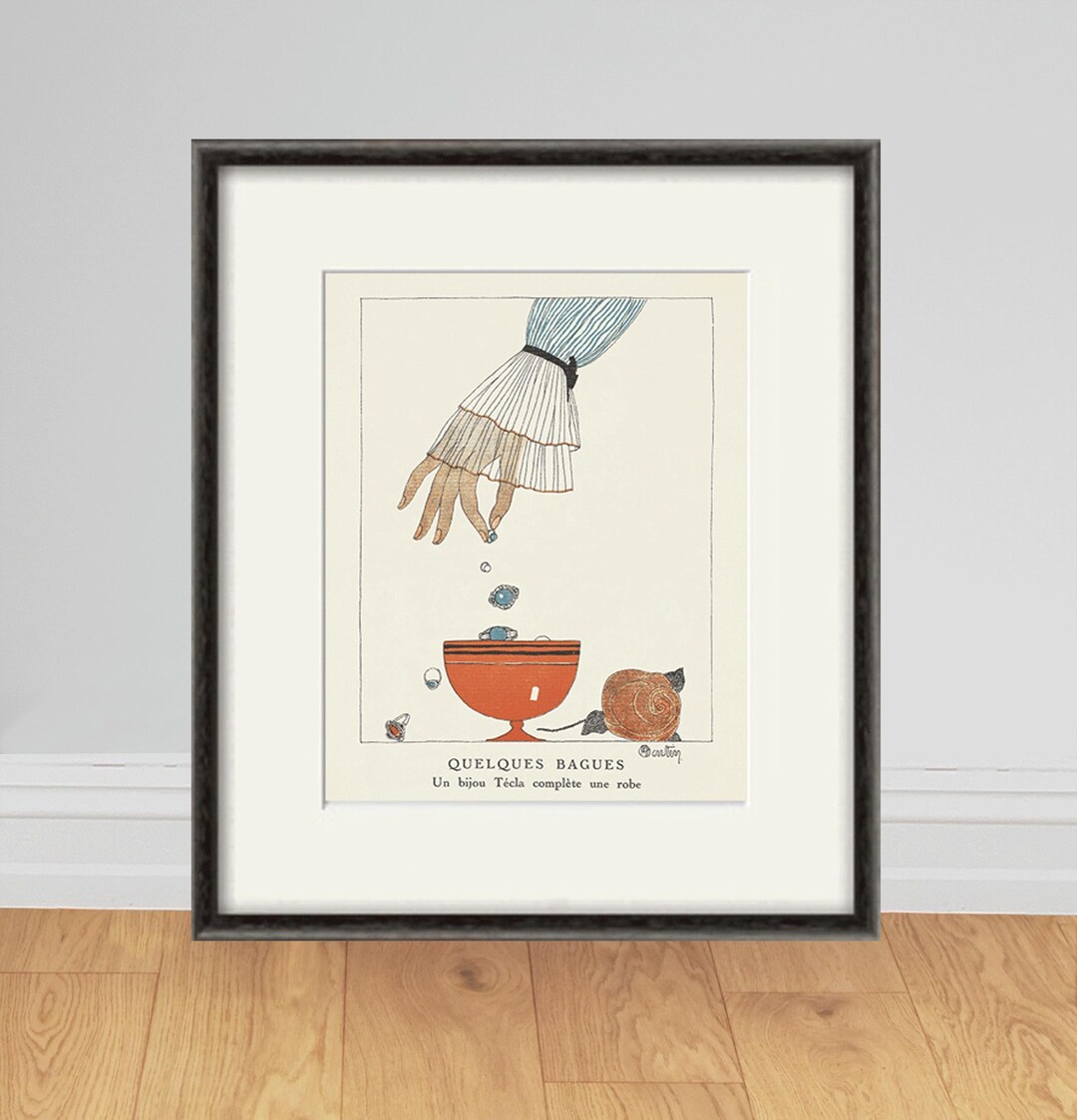 Vintage French Art Deco Poster Print: Parisian Advertising Art - Etsy