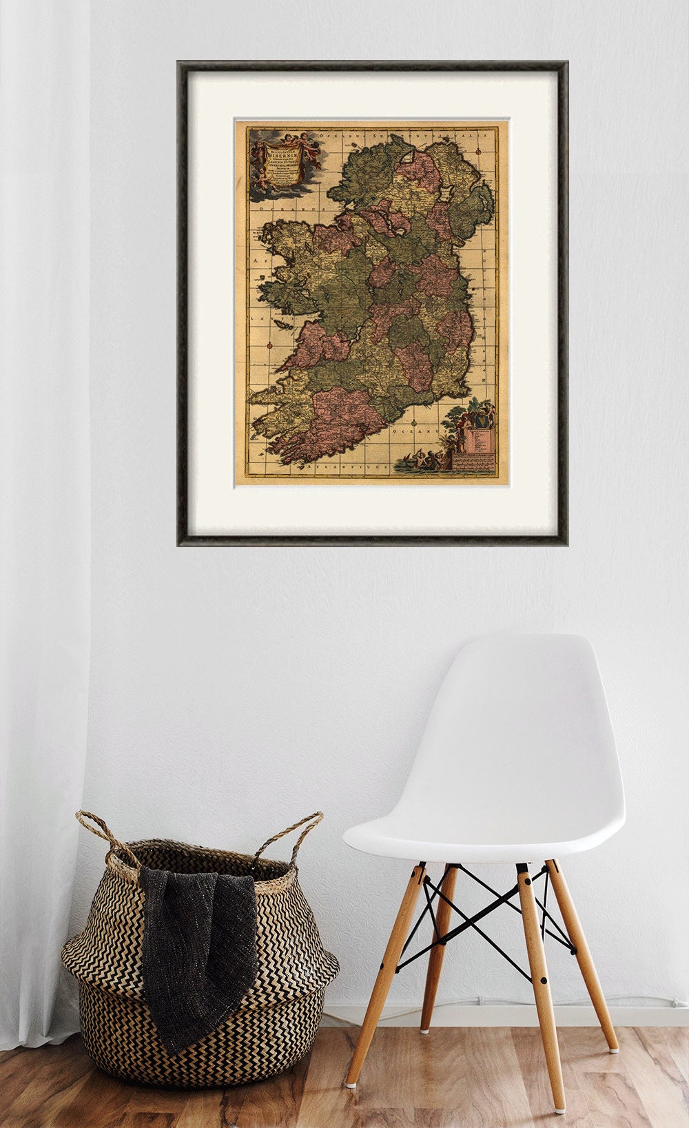 Ireland Map Print Map Vintage Old Maps Antique Map Poster Map | Etsy