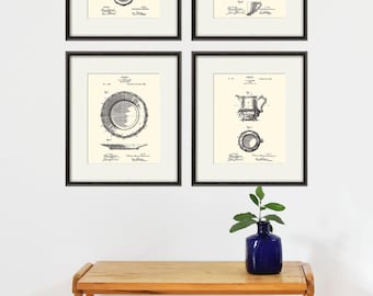 Tea Patent Art Print: Vintage Kitchen & Dining Room Wall Decor