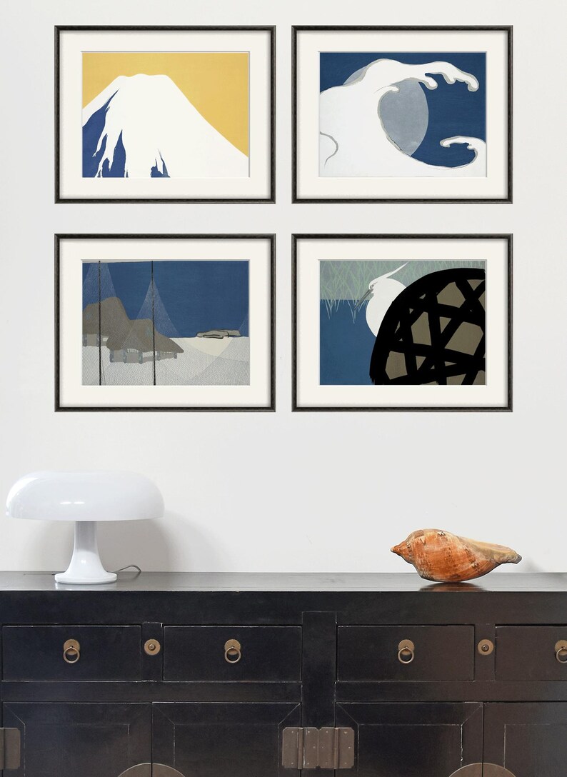 Kamisaka Sekka Japanese Art Print Set: Antique Asian Decor image 10