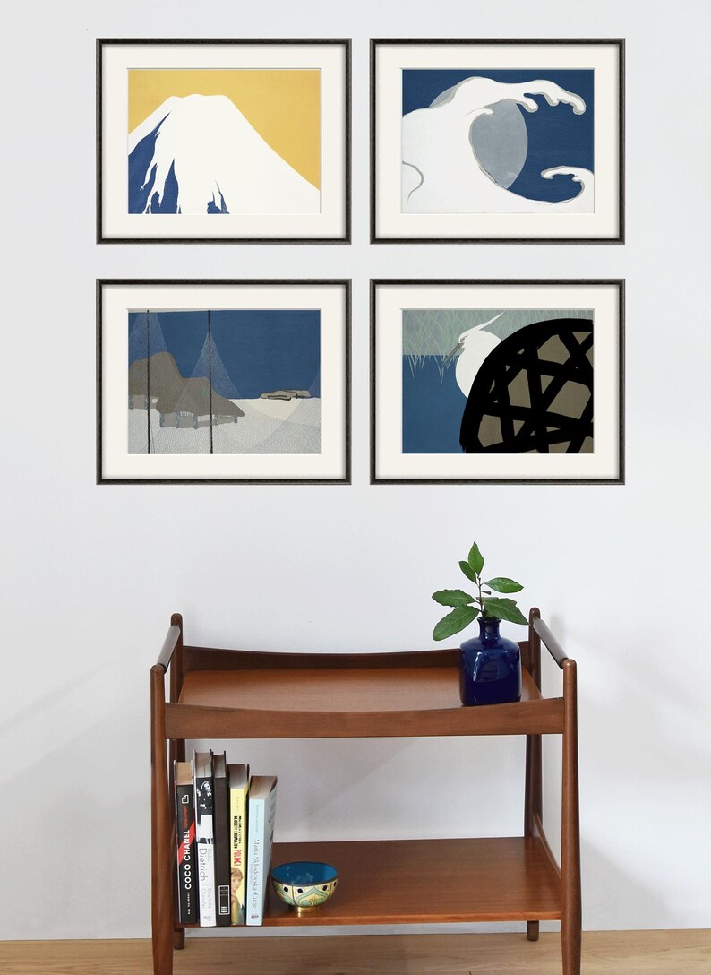 Kamisaka Sekka Japanese Art Print Set: Antique Asian Decor image 8