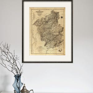 Panama map print map vintage old maps Antique map poster map wall home decor wall map Central America old prints Panama decor Travel decor