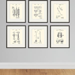 Baking art patent print Cooking art print patent poster baking wall art vintage wall art kitchen Patents cooking decor cooking utensils
