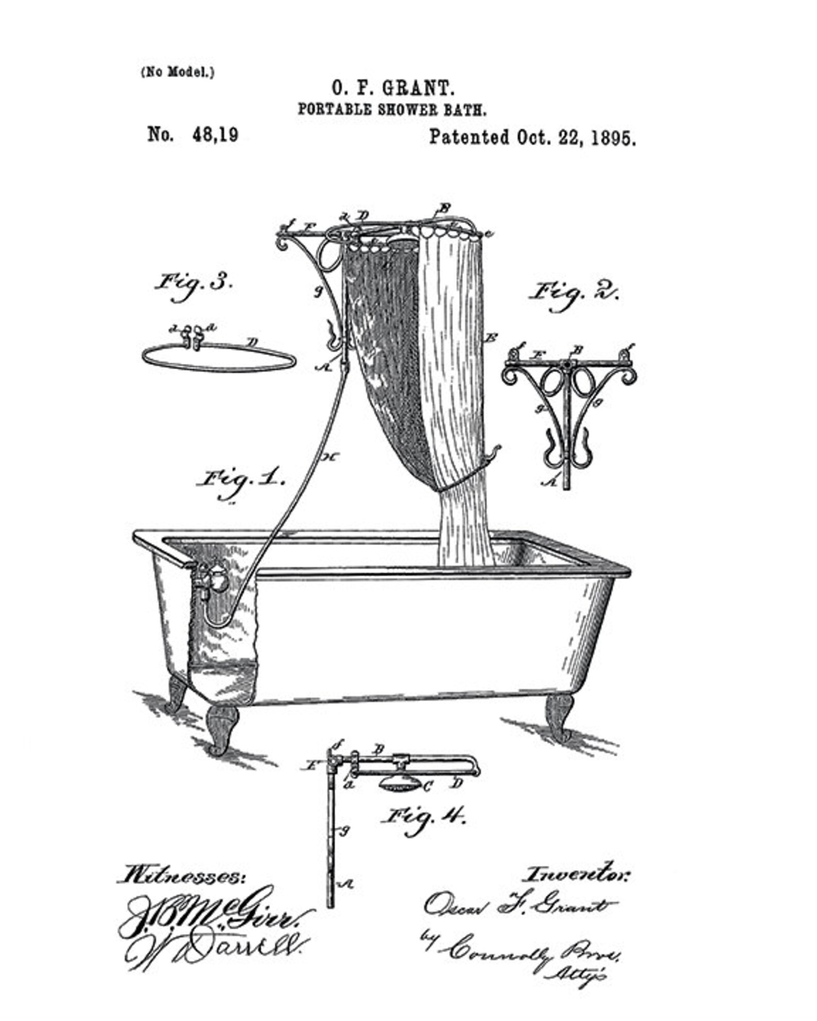 Bathroom Patent Art Print Bathroom Art Print Patent Poster | Etsy