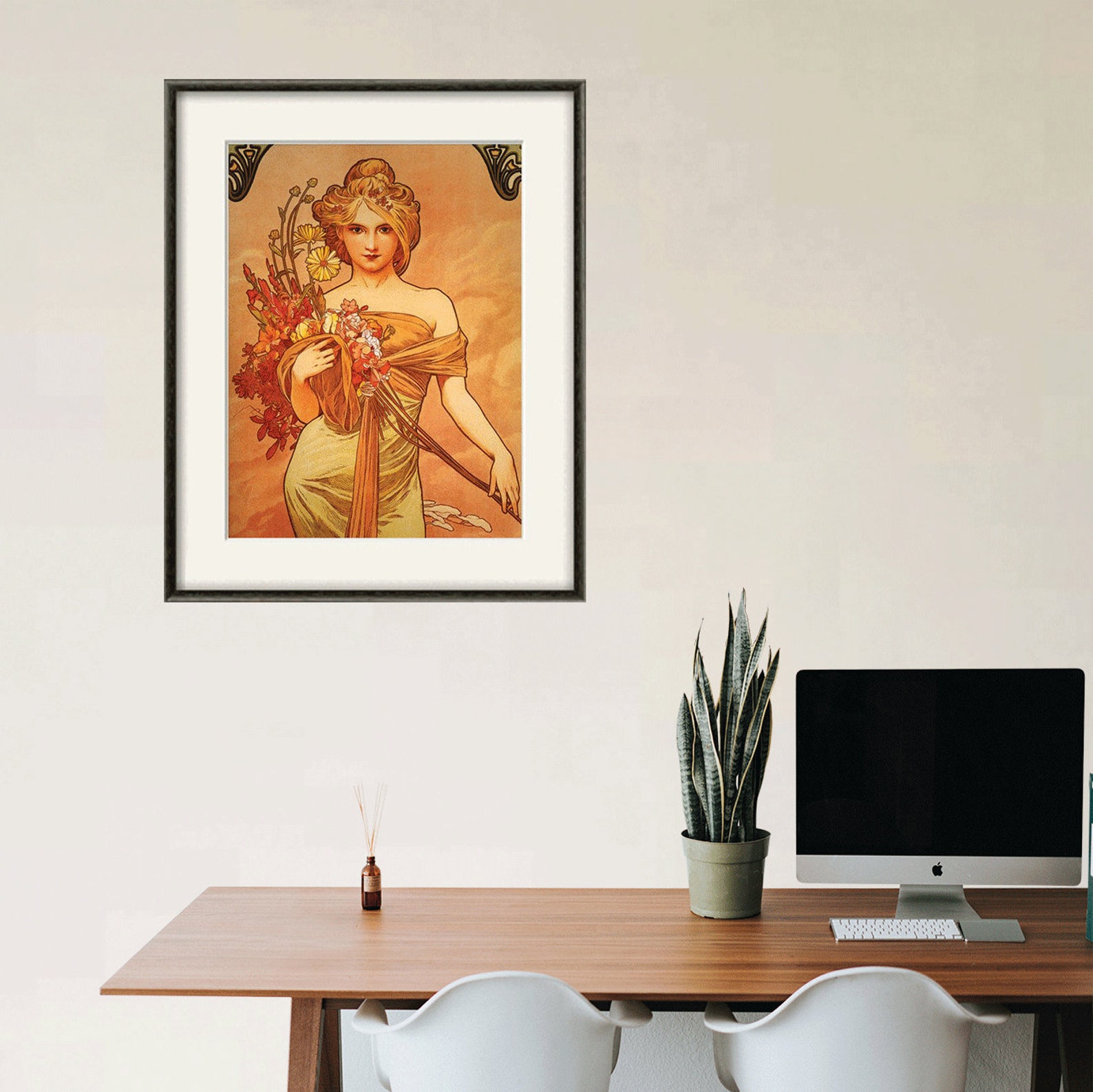 Art Nouveau Art Print Antique Prints Mucha Art Home Decor Wall Etsy