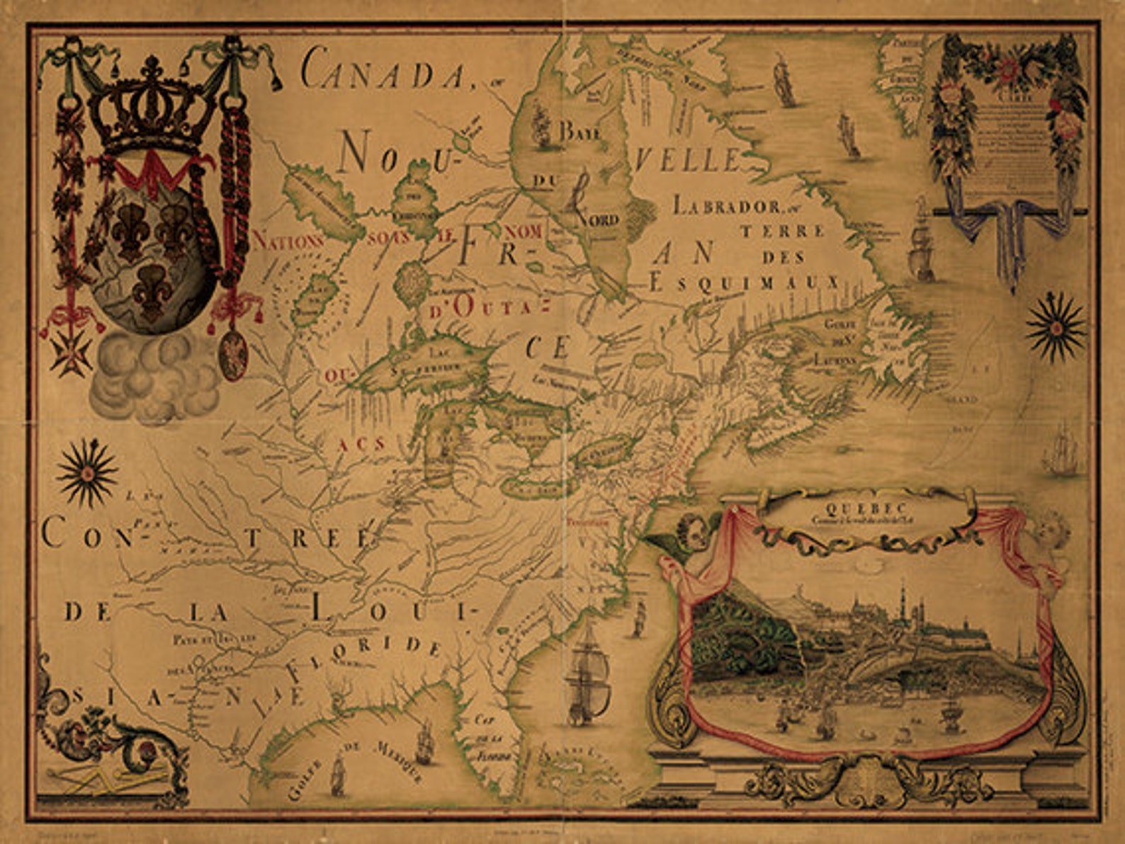 Canada Map Print Map Vintage Old Maps Antique Map Poster Map - Etsy
