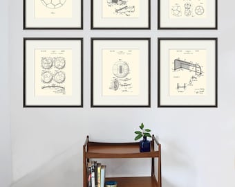 Vintage Soccer Patent Art Print: Sports Decor