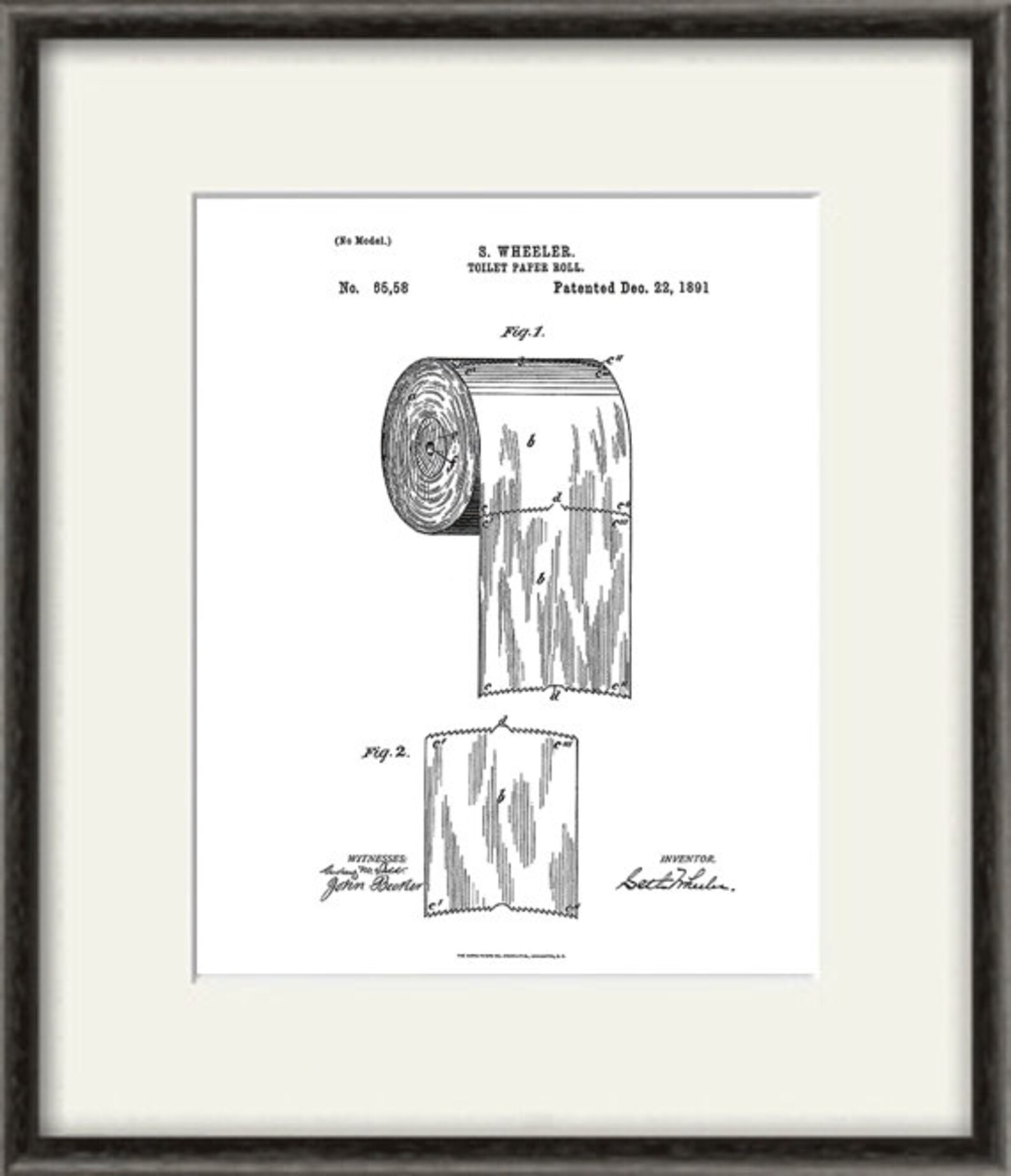 Toilet Paper Patent Art Print Bathroom Art Print Patent Poster - Etsy