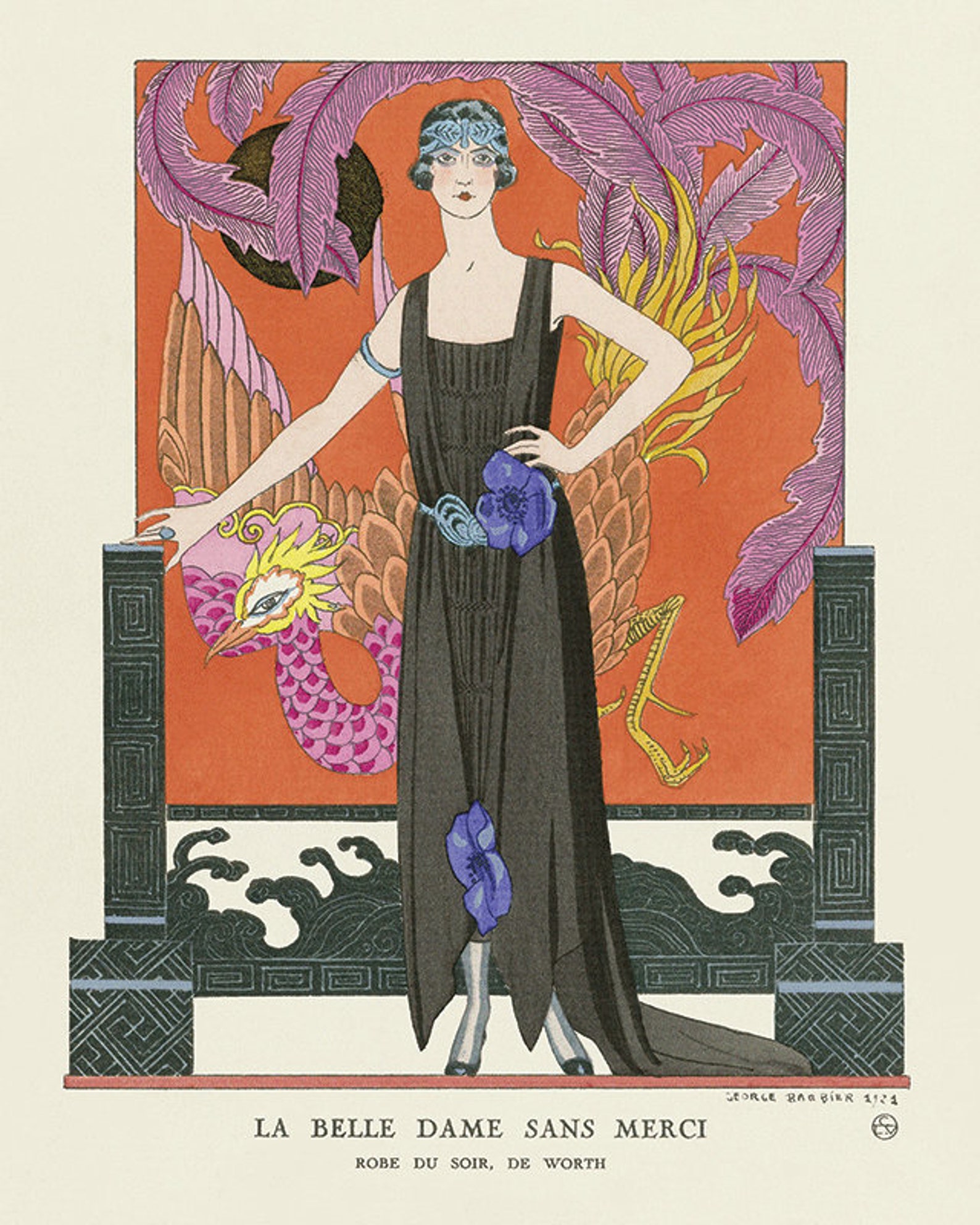 Art Deco Art Print Fashion Art Vintage Fashion Poster French - Etsy