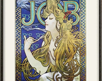 Jugendstil Kunstdruck Antik Drucke Mucha Kunst Home Deko Wand kunst alte Drucke Wandposter Kunst Retro Kunstdruck Ad Art Französisch Wand Dekor