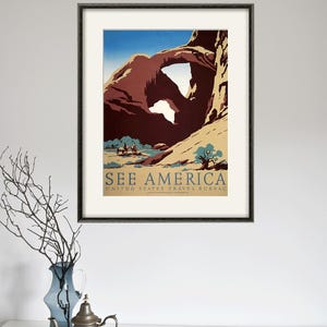 National park print travel print travel poster Wall poster art  home decor wall art mountains print retro art travel wall art travel decor