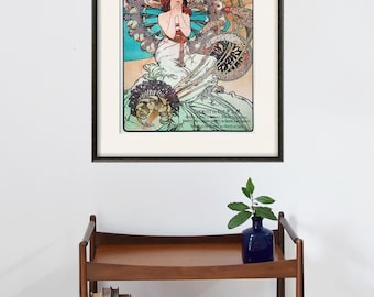 Alphonse Mucha: Monaco Monte Carlo - Art Nouveau French Poster