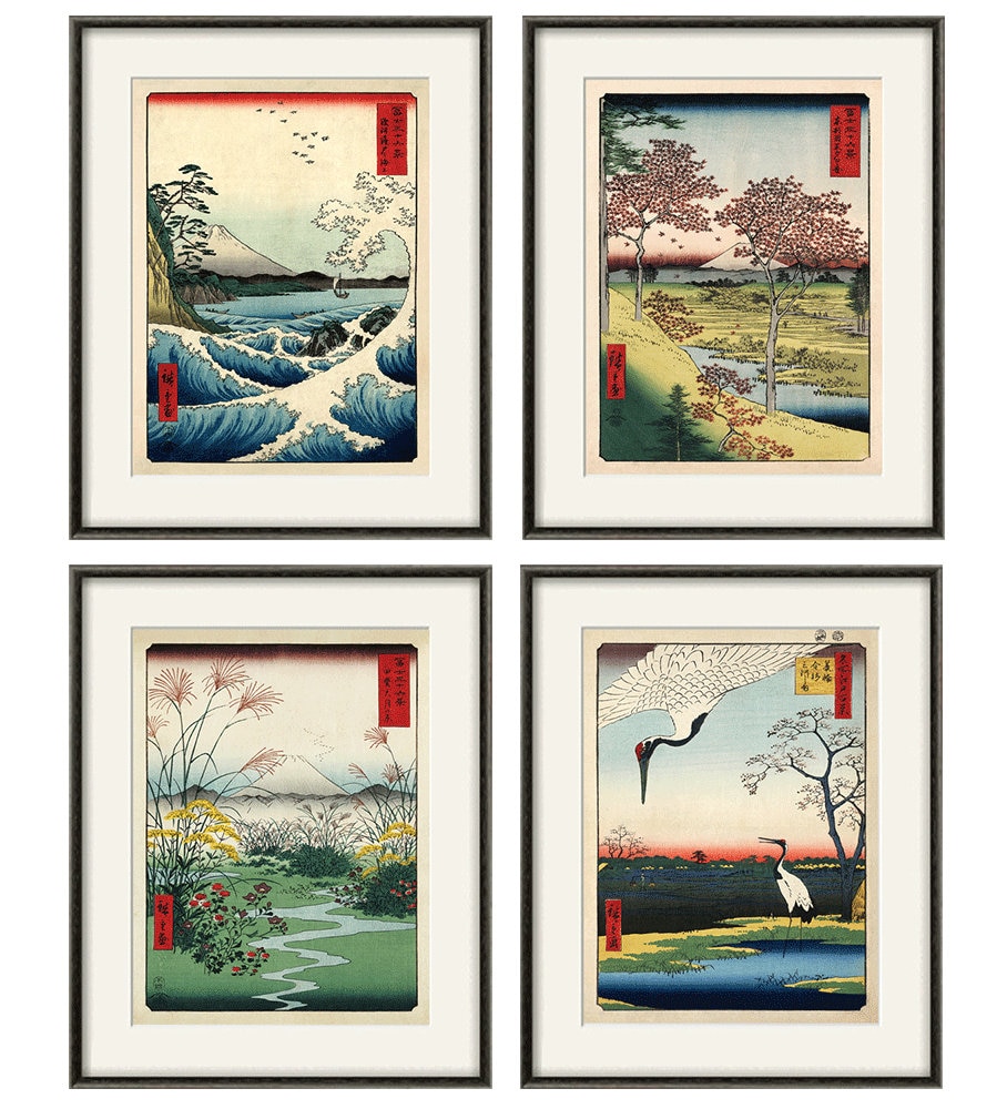 Wall Art Print Poster Print Framed Wall Print Utagawa Kuniyoshi Japanese Ar...