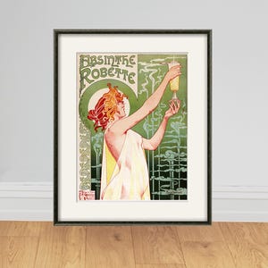 Art nouveau print vintage poster french prints home decor wall art old print Wall poster art retro art print french wall decor french poster