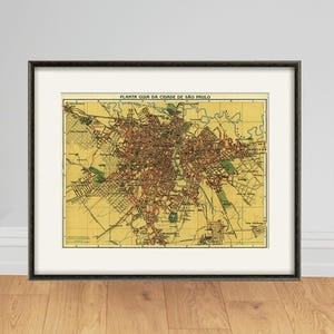 Brasilien Karte Sao Paulo Landkarte Karte Vintage alte Landkarten Antike Landkarte Landkarte Karte Brasilien Karte Poster Landkarte Karte Landkarte Karte Landkarte Karte Kunstdruck Landkarte Karte Brasilien Karte
