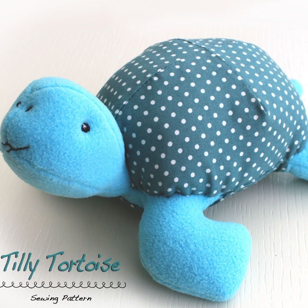 Tortoise PDF Sewing PATTERN - Tilly Tortoise/Turtle and Friends