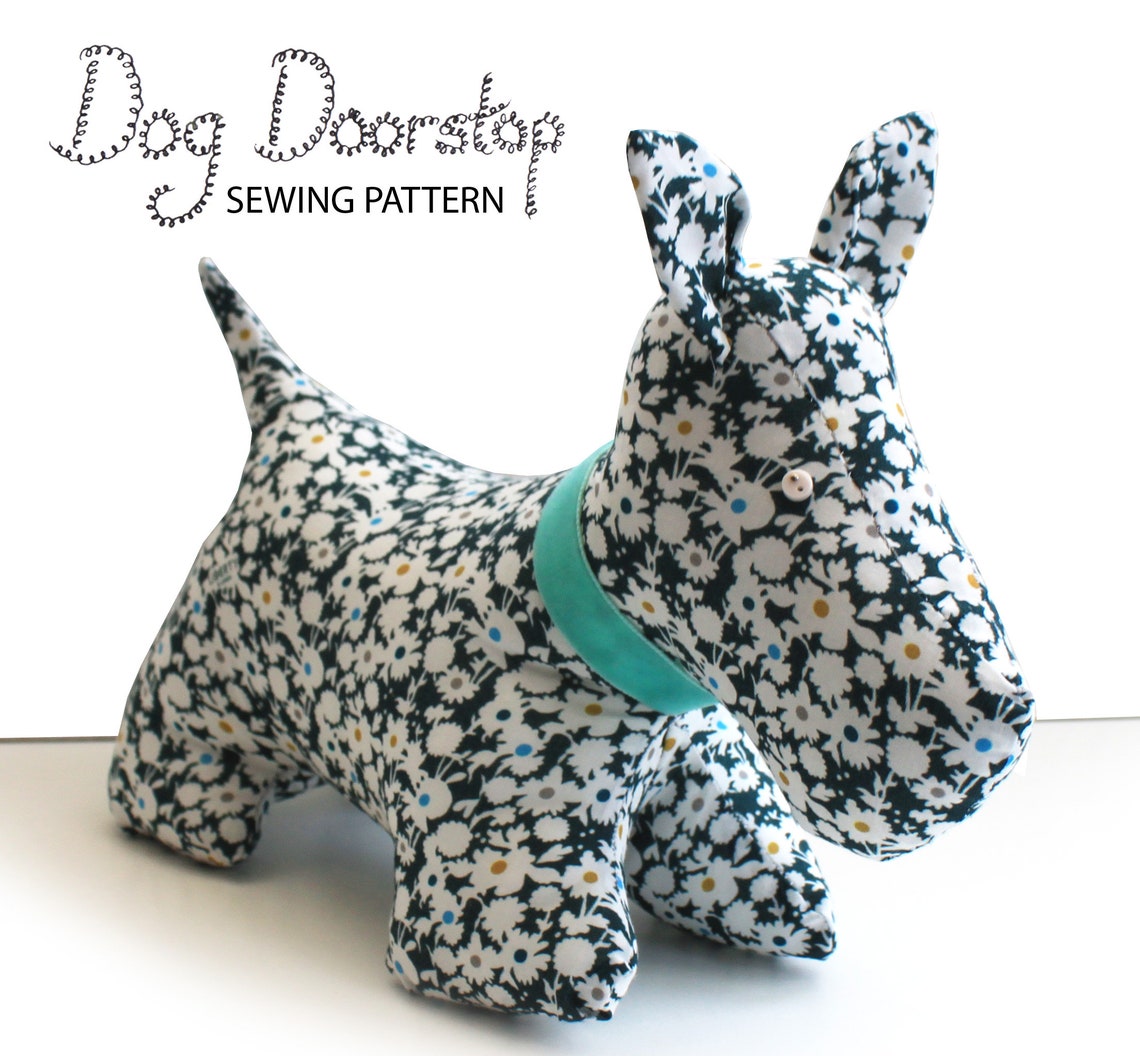 Dog Doorstop Sewing PATTERN PDF Etsy