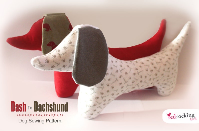 Dachshund Dog Sewing PATTERN Sausage Dog Etsy