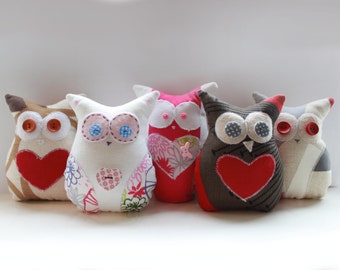 Owl Stuffy - PDF Sewing PATTERN - Instant download