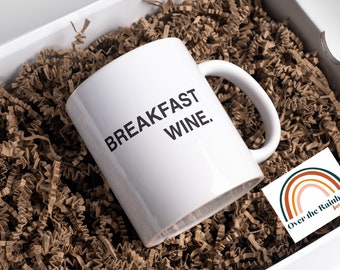 Breakfast Wine Coffee Mug