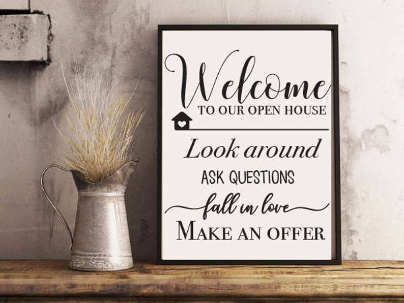 Open House Printable image 1