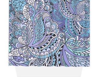 Shower Curtain, Home Decor, Bathroom Decor, Paisley Sky