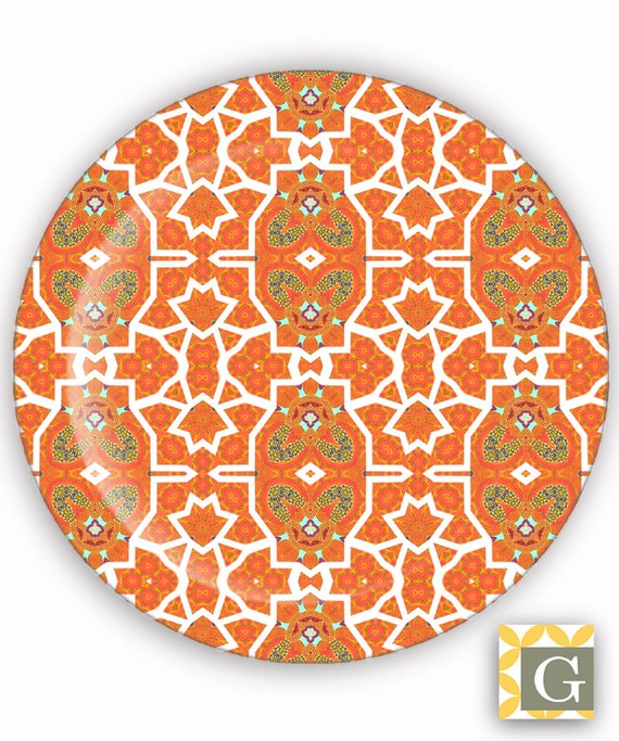 Plate Melamine Plate Decorative Plate Plastic Plate Etsy