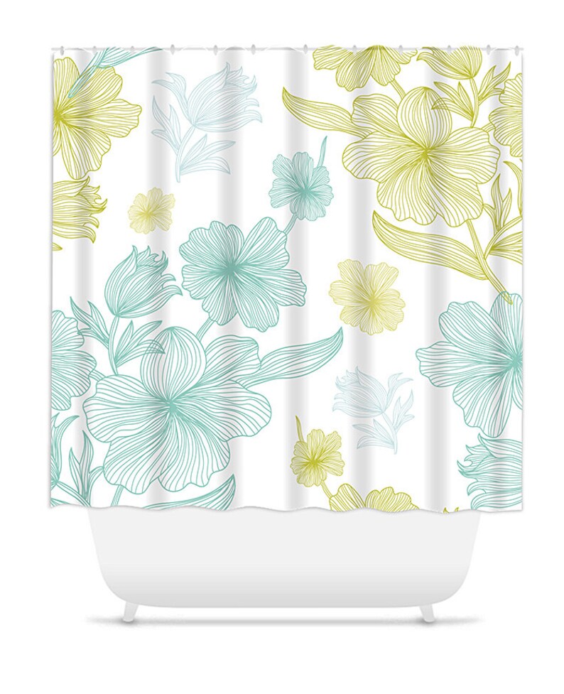 93 Seaglass Shower Curtain Avanti Sea Glass From Shower Curtain Home Decor Bathroom Hibiscus Seaglass