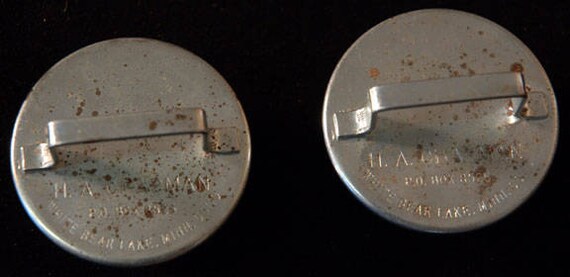 Vintage Bridle Rosettes Farrier Motif - image 2