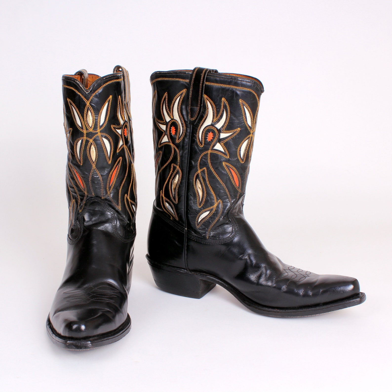 Vintage Acme Cowboy Boots Men's Sz 10 - Etsy