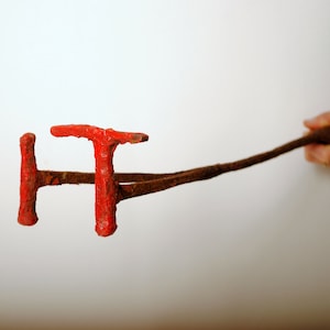 Vintage Branding Iron &quot;TI&quot;