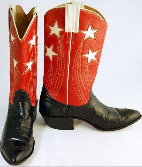 Vintage Nocona Cowboy Boots Women display picture 1
