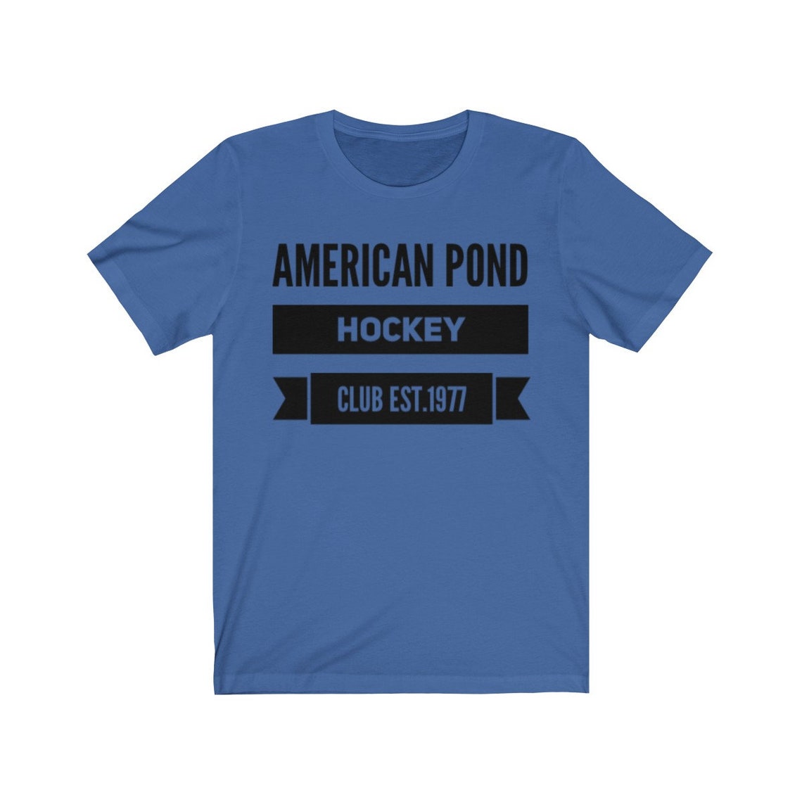 Hockey T Shirt American Pond Hockey Club Unisex Jersey Short | Etsy