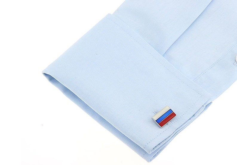 Russian Flag Flag of Russia Cufflinks Cuff Links