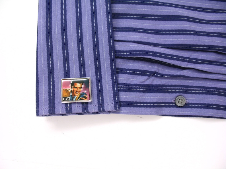 The King Elvis Presley Cufflinks Music Rock and Roll Cuff Links