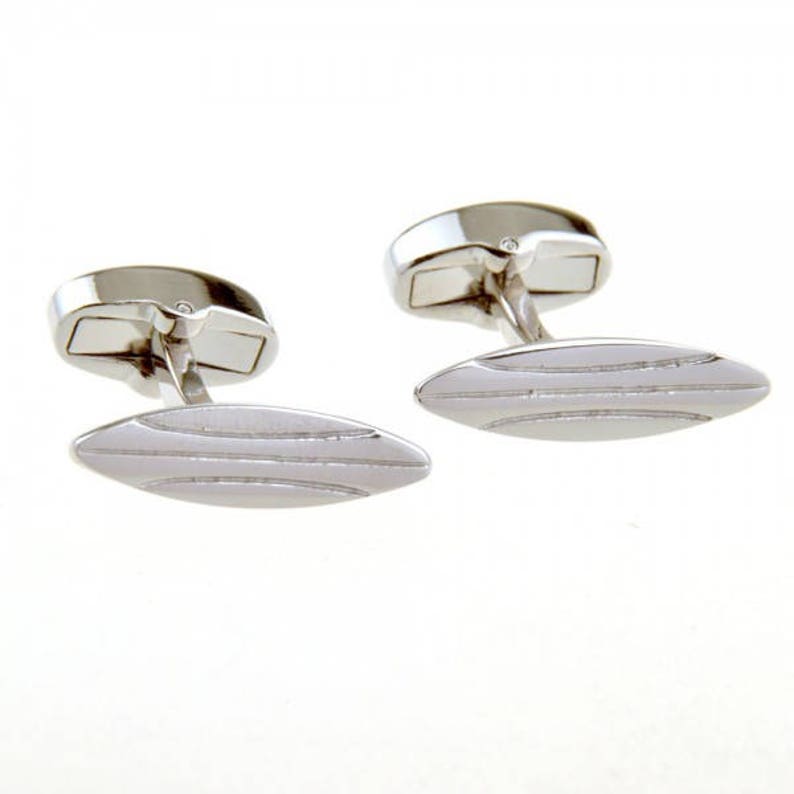 Surfboard Cufflinks Silver Tone Hawaii Catching the Waves Etsy