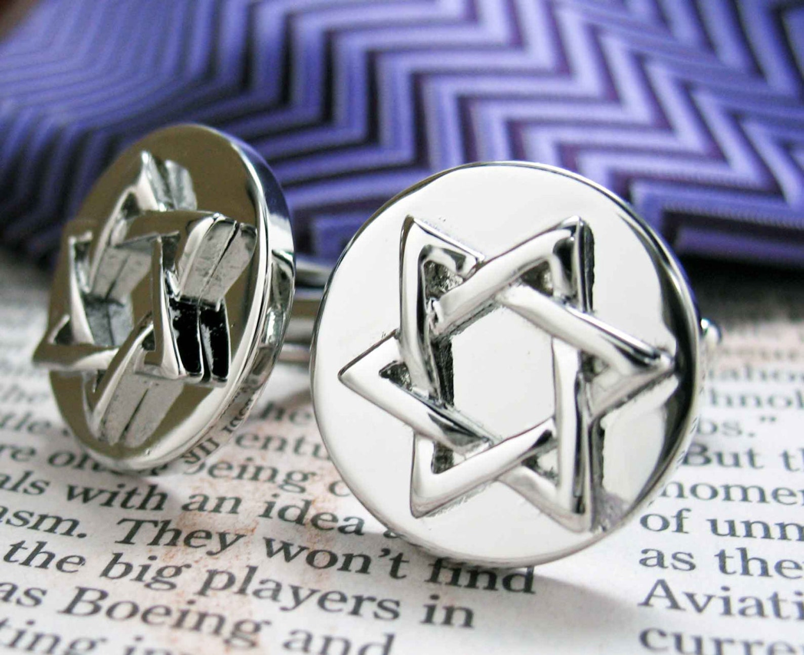 Star of David Cufflinks Jewish Religious Symbols Hanukkah Etsy