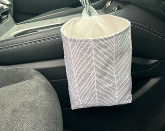 Car Trash Bag, Car Trash Can, Car Accessories, Gray Car Trash Bag