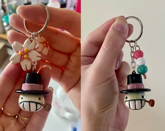 HMC Turnip Head Charms | Satin Finish | Studio Ghibli Inspired Charm Keychains Phone Strap Accessory Turnip Prince Turnip Head Keychains