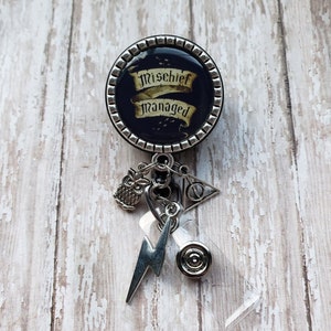 Wizard - Funny - Retractable Badge Holder Reel  - Flat Rate Shipping in US!  Great Gift Idea or Treat Yourself