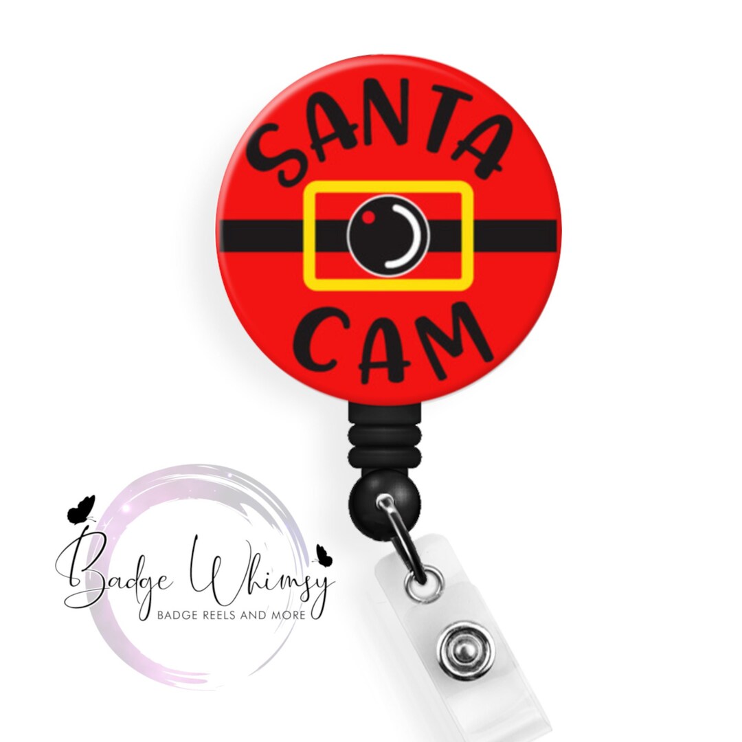 Santa - Watching - Funny - 1.5 Inch Button - Available in a Pin, Magnet ...