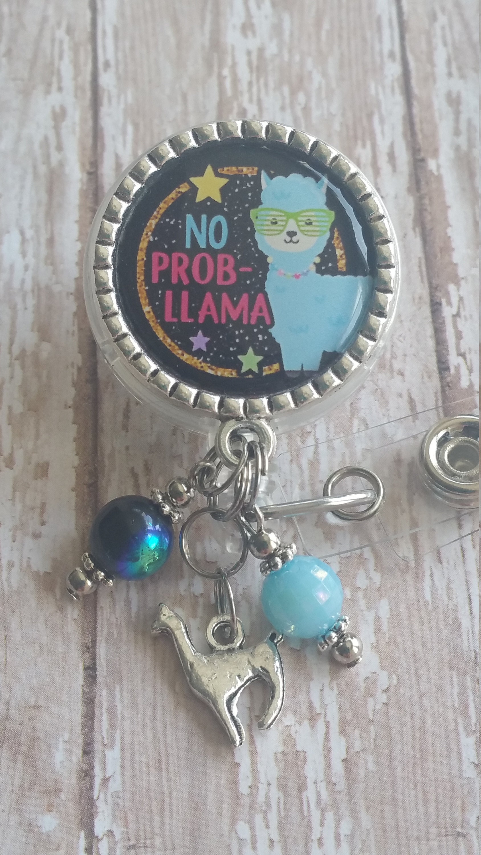 Cute Llama Badge Reel, Cute Badge Reels, Animal Lover, Cheetah