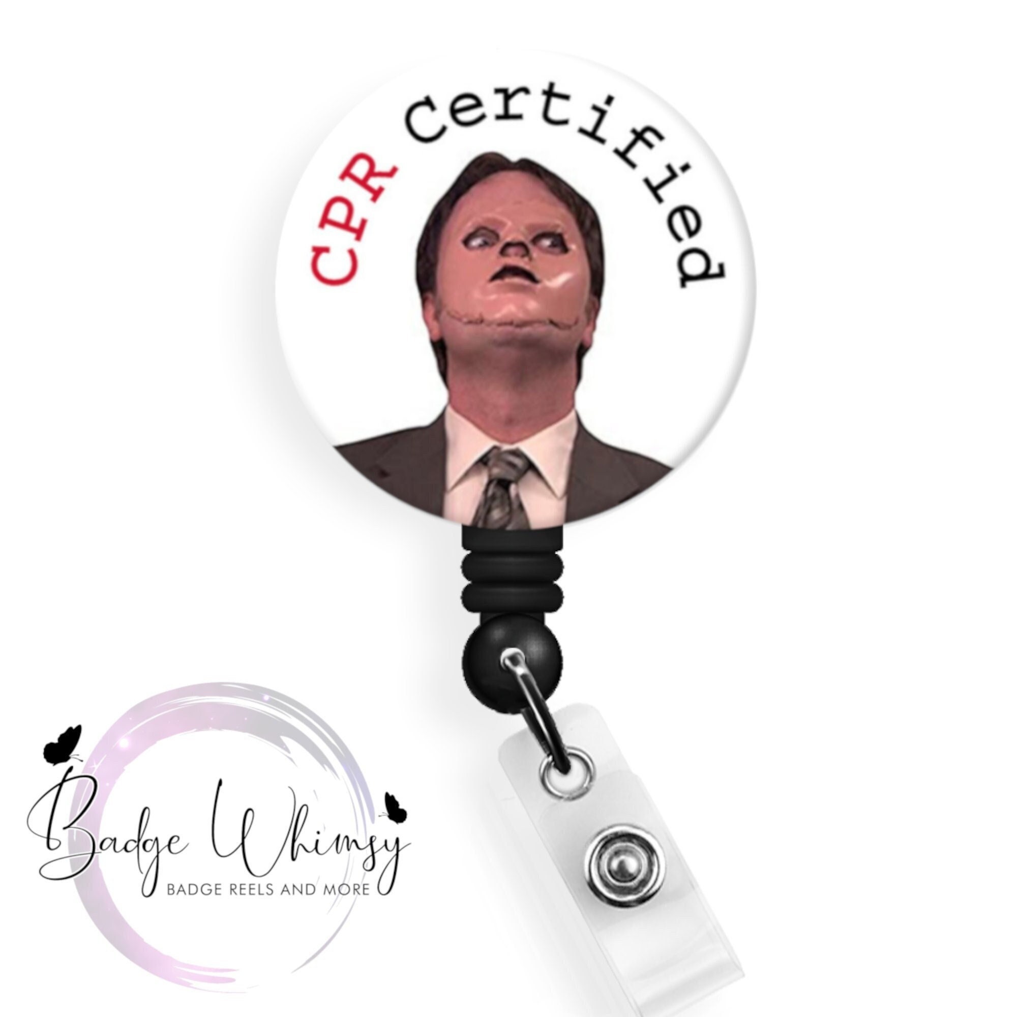 5 Badge Reels With Large 1 Inch Surface Lanyard Attachment Top