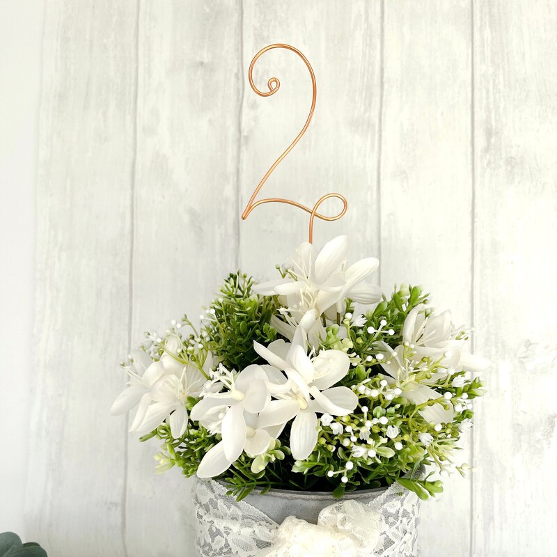 Wire Table Numbers - Etsy UK