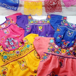 Hand Embroidered Mexican Onesie