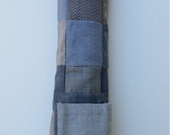 Radically ethical handmade YOGA MAT BAG.  Grey Plain Micro size