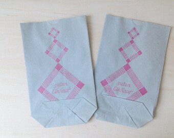 10x vintage paper bags good shopping paper sachets consumption shop